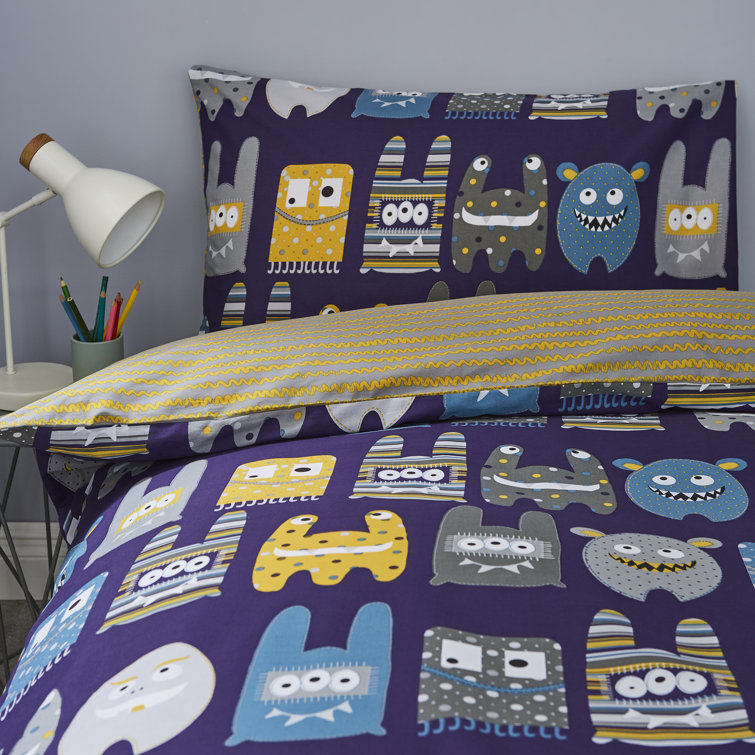 Silentnight Healthy Growth Monster Kids Duvet Set | Wayfair.co.uk