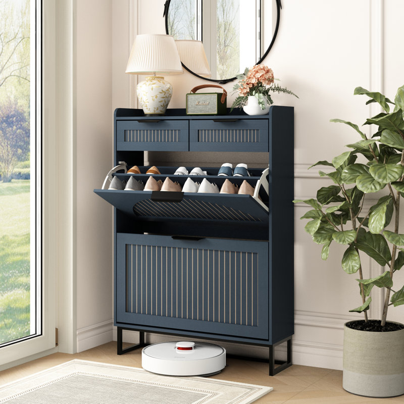 Shoe Cabinet, Navy