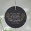 Blondena Enlighten Never Been Forgotten Circle Slate Memorial Plaque
