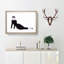 Audrey Hepburn in Abstract - Framed Print-55686736-55686737