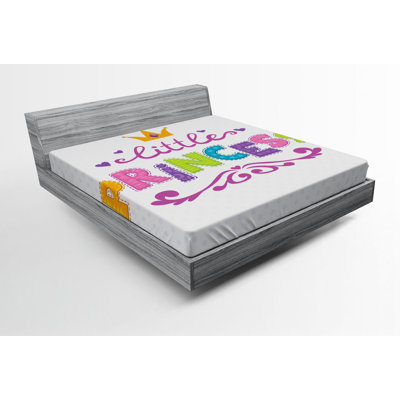Feminine Microfiber Fitted Sheet