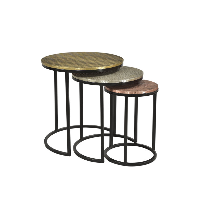 Toudgha 3 Piece Nest of Tables