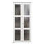 Porte pliante à 3 panneaux en verre givré blanc uni 30 po x 80 po avec quincaillerie et poignée de porte-126022665-126022667