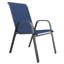 Ensemble de chaises de salle à manger d'extérieur en tissu 6 pièces Teslin-488024156