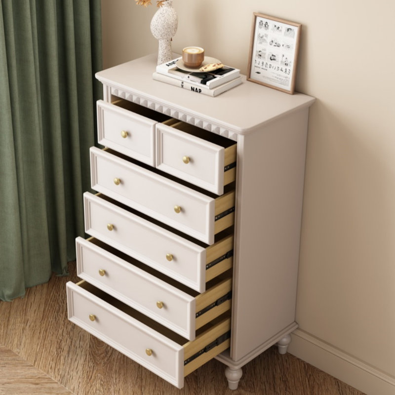 Commode d'appoint moderne en bois massif avec rangement en bois massif