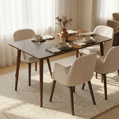 Gather Rectangle Wooden Dining Table - 140cm