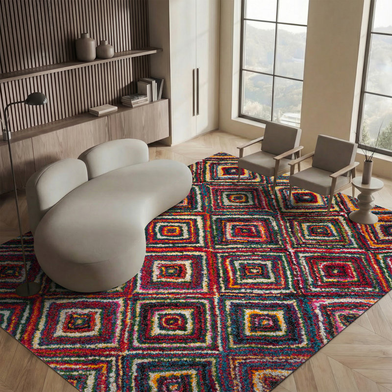 Gleno Performance Geometric Rug, Rectangle 8' x 10'