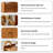 31.5"Brown Style Creative Solid Wood Bookshelf