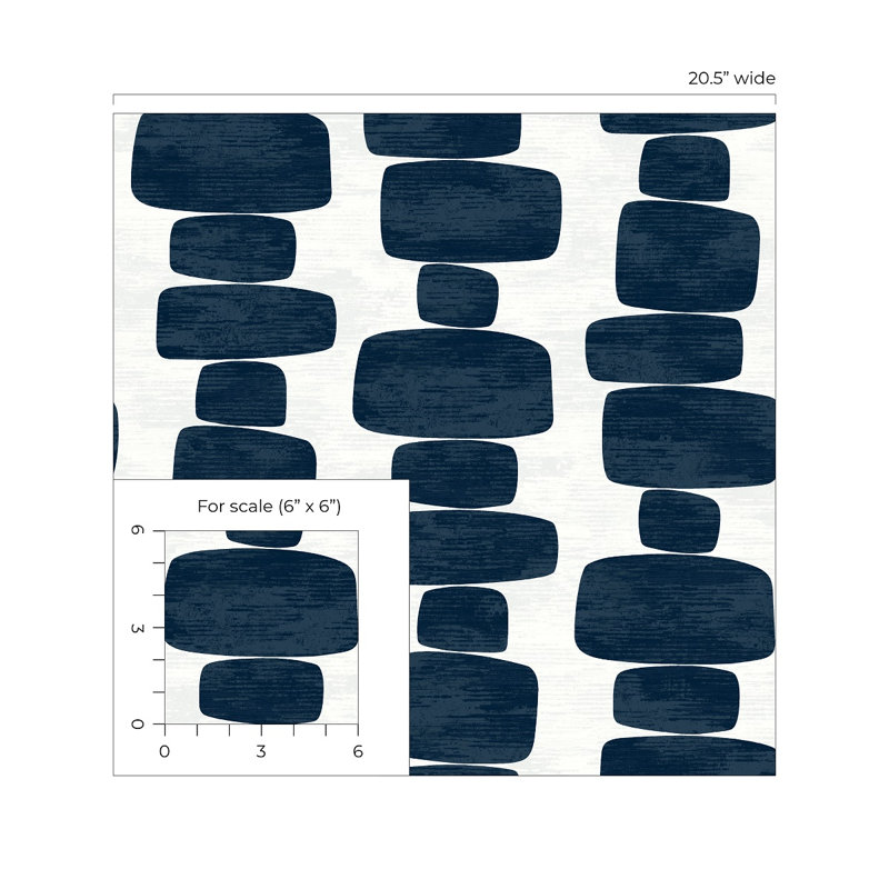 Papier peint adhésif Stacy Garcia Home, Bleu