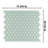 Metro Hex 1" 10-1/4 " x 11-7/8 " Porcelain Mosaic Floor and Wall Tile-1723164518
