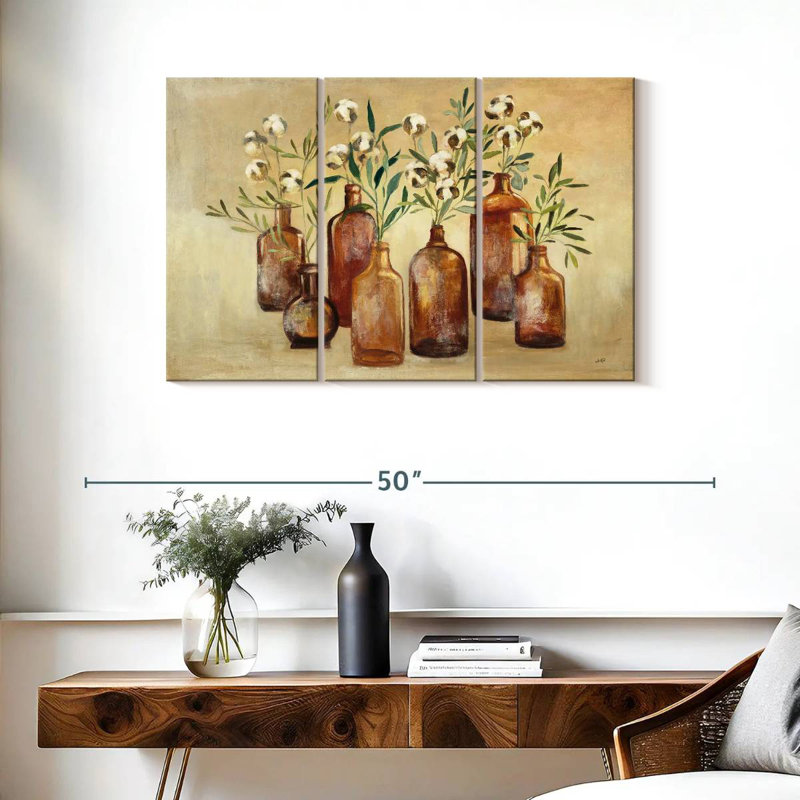 Harnek, coton, nature morte I, H 24 po x l 38 po