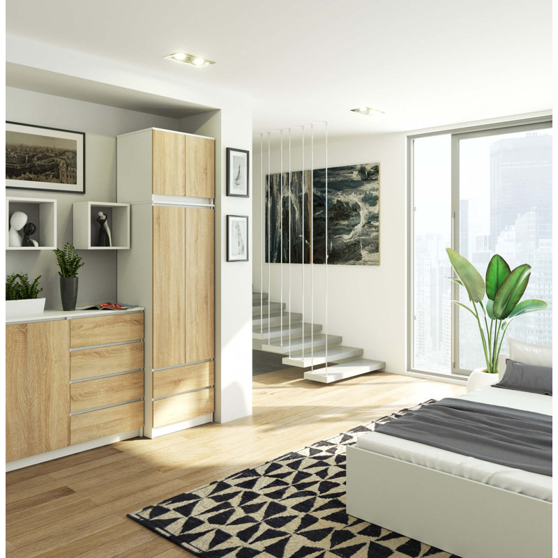 Sijana 2 Door Manufactured Wood Wardrobe
