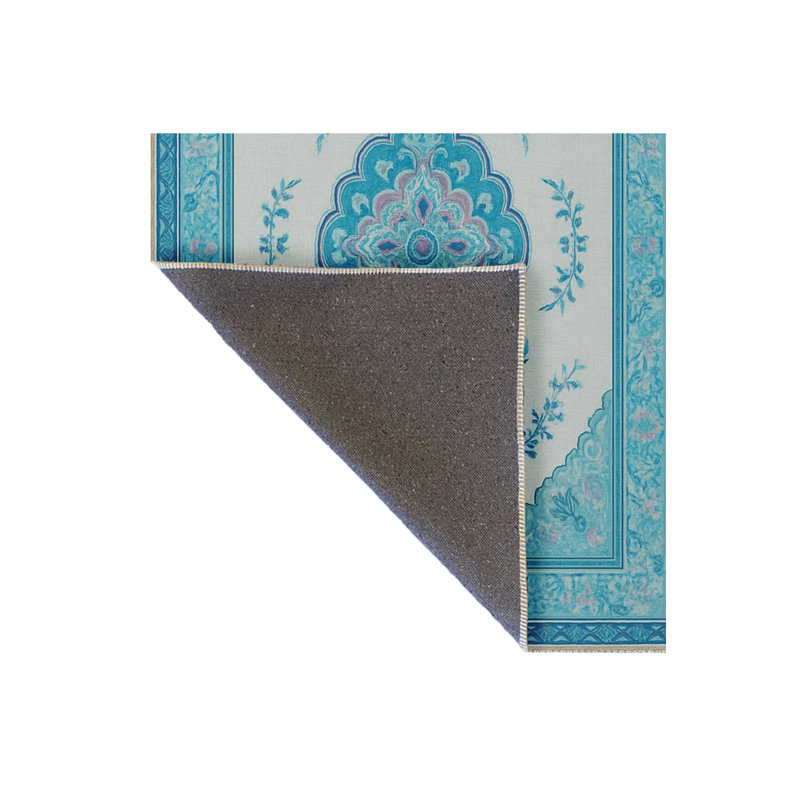 Tapis beige tissé traditionnel Mosso, 4'11" x 9'10"