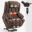 Chenille Power Lift Recliner Chair  with 8-Point Vibration Massage and Lumbar Heating, USB and Type-C Ports-1392823021
