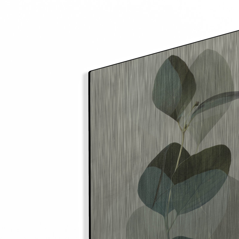 Art mural en métal «Green Leaves 8» par Winston Porter par Winston Porter, H 24 po x l 16 po