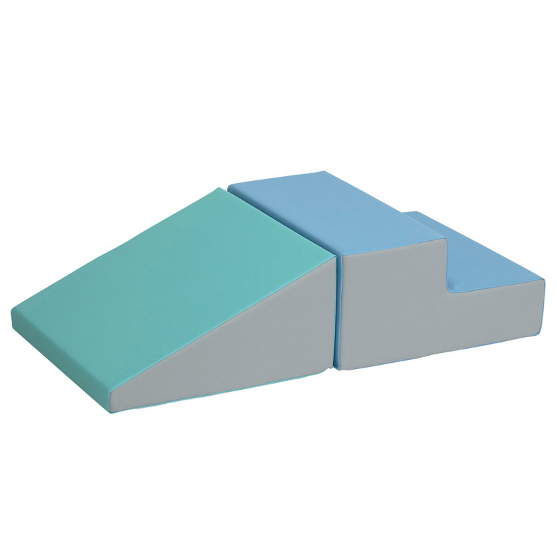 Contemporary Up and Down 2 Piece Play Set - Tranquility, Teal/Gray/Blue