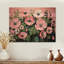 Minimalisme rose et vert coquelicots - coquelicots sur bois-1031174673