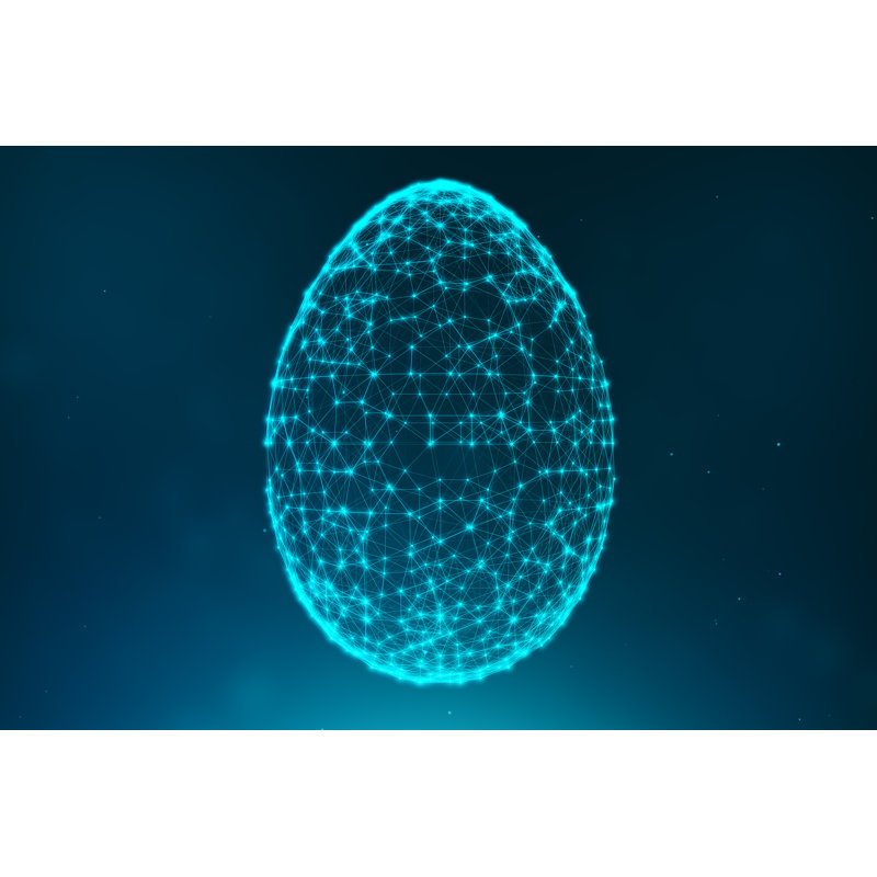 Easter Egg - Wrapped Canvas Print, 81cm H x 122cm W x 3.8 cm D