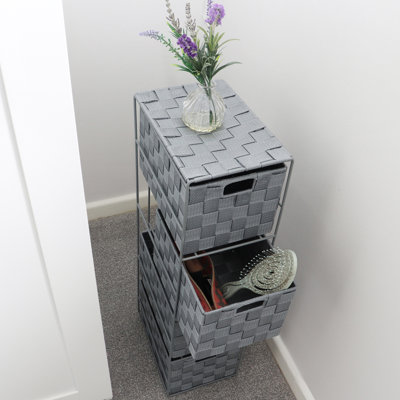 JVL Fabric Decorative Bin