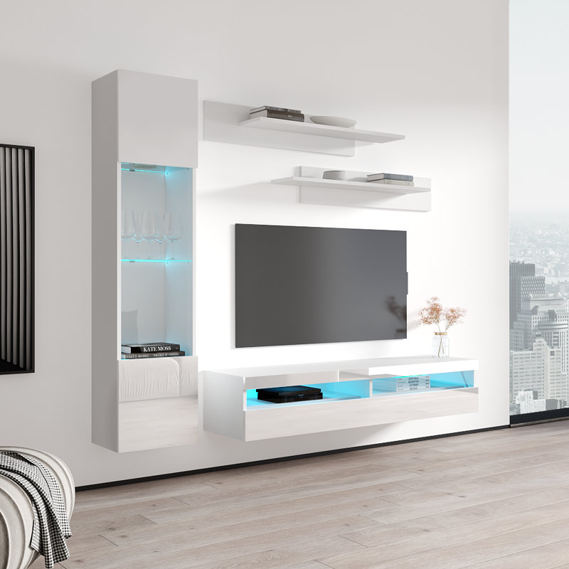 Meuble audio-vidéo Fly, Blanc