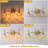 3-Light Floral Wall Sconce With Green Or Amber Glass Shades-42747062