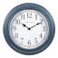 Horloge 16 "à quartz gris Everly