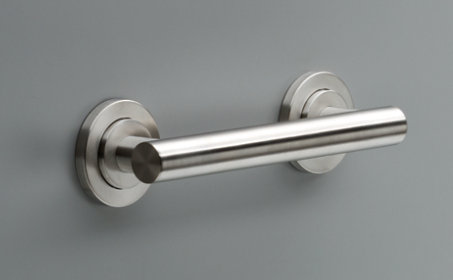 Barre d’appui décorative pour la sécurité de la salle de bain ada Voisin, Acier brillant, H 1,25 po x l 18 po