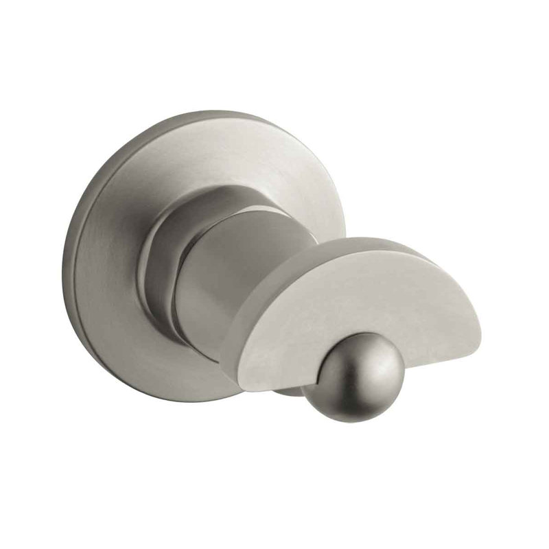 Antique Wall Mounted  Robe Hook, Vibrant Brushed Nickel