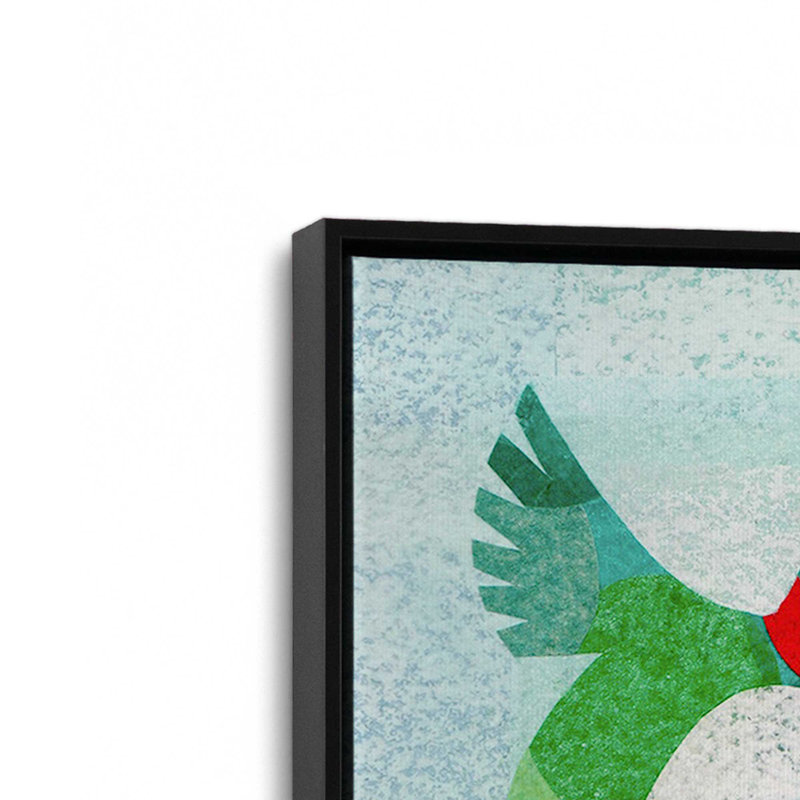 Reproduction d'art sur toile «Wilderness Collage» par Kim Conway, H 18 po x l 12 po, Floater Framed Print without Mat Canvas