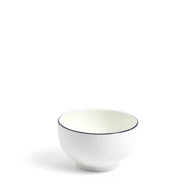 Gio Blue 4.3in Bowl Blue Line