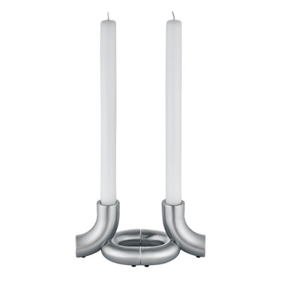 DOODLE Modular Taper Candle Holder - Stainless Steel