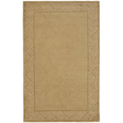 Soho Zen Garden Hand Tufted Wool Gold Area Rug