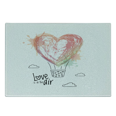 East Urban Home Glass Saying Cutting Board
