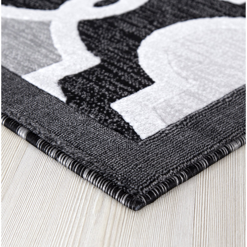 Tapis noir Clare, Rectangle 5 pi x 8 pi