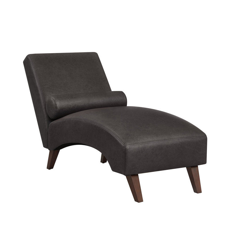 Méridienne courbée moderne, Gris foncé