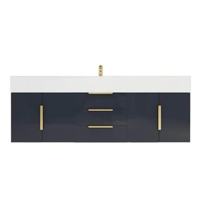 Ivanees 58.88'' Single Bathroom Vanity with Top