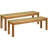 Solid Wood Acacia Outdoor Bench