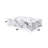 Fritzy Rectangular Coffee Table In White Engineered Stone