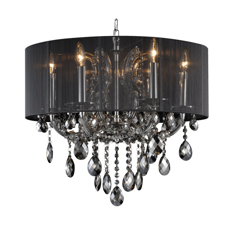 Lustre en cristal 6 lumières Kastoori