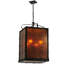 Luminaire suspendu carré 18 po Vostok
