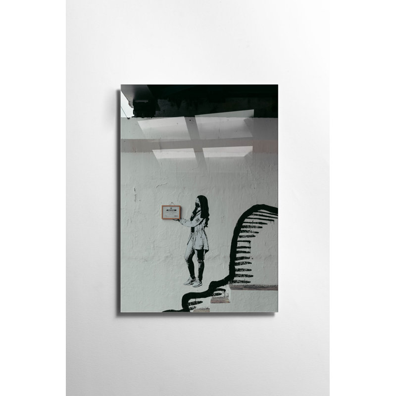 Superbe peinture murale en verre trempé 27,6 po x 39,4 po | 100% verre trempé, épaisseur: 0,16 pouce | Décoration élégante pour le salon ou le bureau, durable et facile à nettoyer, idée de cadeau parfaite