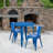 Duluth 30'' Round Metal Indoor-Outdoor Table Set with 2 Arm Chairs-24678687-24678678