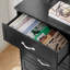 Commode 6 tiroirs avec poignées en métal Urissa Modern | Organisateur de vêtements spacieux pour la chambre à coucher, le salon et le couloir-106852803