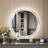 Round LED Bathroom Mirror, Anti-Fog, 3 Colors and Dimmable Light-1068614927