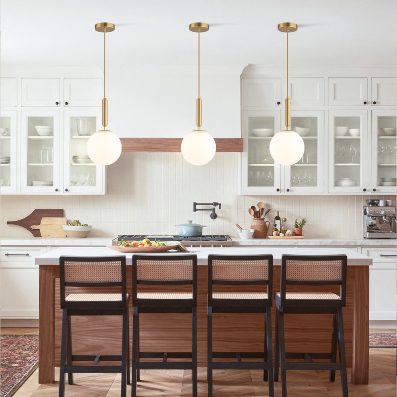 1-light Globe Single Pendant Light