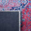 Tapis rouge / bleu marine en coton Ferrigno-44997507