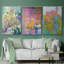 «Rise And Bloom», reproduction sur toile 3 pièces-91891795-91891794