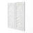 Modern Metal Wall Decor, 2-Piece Textured Panels with Sculpted Wave Design