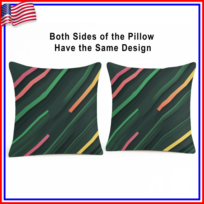 Coussins Diagonal, 18 x 18 pouces