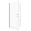 Porte de douche pivotante universelle à ouverture de 1 3/8 po, ouverte à l'extérieur, avec finition en verre trempé de 1/4 po 3272-113931063